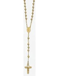 14k Rosary Necklace 30"
