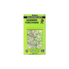 Fritsch Karten, Nr.66, Bamberg, Forchheim: Touristische Hinweise auf der R�ckseite. Mit farbiger Wegemarkierung, Wanderparkpl�tzen, Langlaufloipen und Radwanderwegen
