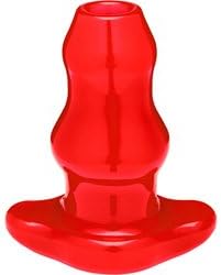 Perfect Fit Double Tunnel Plug Large, 5.5 Inch, Red