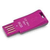 Kingston DataTraveler Mini Slim 8 GB USB 2.0 Flash Drive DTMSN/8GB (Pink)
