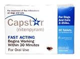 Capstar for Cats and Dogs 2-25 lbs, 60 Tablets