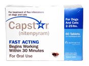 Capstar for Cats and Dogs 2-25 lbs, 60 Tablets