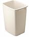 Rubbermaid #2806-TP BISQ 36QT Bisque Wastebasket