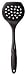 Round Spatula - Slotted - Nylon - Soft grip