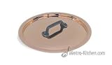 20 cm / 7 3/4' Copper Iron Lid - Mauviel Prof Series 2.5mm
