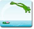 NAME TAGS FROG 40/PK SELF-ADHESIVE