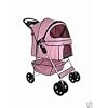 Classic Pink 4 Wheel Pet Stroller