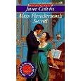Miss Henderson's Secret (Signet Regency Romance, Ae 8285) by June Calvin