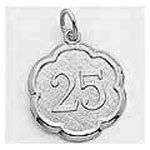 25 Number Charm