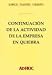 Book Continuacion de La Actividad de La Empresa En Quiebra