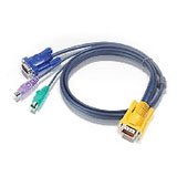 10FT Master View KVM Cable DB15M To PS2/VGA Bundle Of 8 Pcs