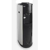 Whynter Free-Standing Hot and Cold Water Dispenser with Storage - Stainless Steel Black