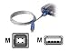 Belkin USB 2.0 Light Cable with Blue Led 0.9m