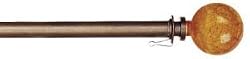 Evergreen Estate Flag Pole with Amber Glass Ball Tip