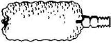 HOPPE'S BLACK POWDER CLEANING SWABS Cal: .54 by
