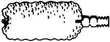 HOPPE'S BLACK POWDER CLEANING SWABS Cal: .54 by 