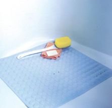 No-Skid Bath and Shower Mat White