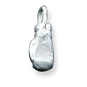Sterling Silver Boxing Glove Charm with 20 inch Sterling Silver Chain