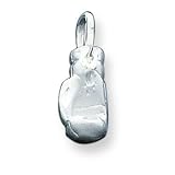 Sterling Silver Boxing Glove Charm with 20 inch Sterling Silver Chain