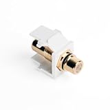 Leviton Quickport RCA Speaker Jacks Gold Plated