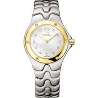 Ebel Watches - Ebel Sportwave Lady 100m Water Rsistant Two -Tone Case Steel and 18k Gold and...