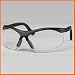 Bifocal Safety Glasses (Black Frame, Clear Lens)+1.5 - Lot of 12
