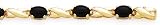14k Gold & Black Onyx Bracelet