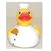 Assurance Waddlers Rubber Duck Family-Rubber Duck Master Chef that floats upright-toy bathtub rubber ducky birthday, party gift-all departments cooking lovers deluxe gift : image
