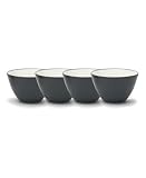 Noritake Colorwave Graphite Set of 4 Mini Bowls, 4