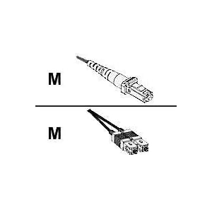 APC 12147-1M 1-Meter MT-RJ to SC 62.5/125 Duplex Multimode PVC Fiber Optic Cable