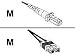 APC 12147-1M 1-Meter MT-RJ to SC 62.5/125 Duplex Multimode PVC Fiber Optic Cable