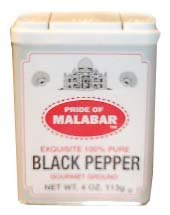 Malabar Ground Black Pepper 4oz(113g)