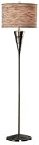 Accolade Antique Brass Floor Lamp With Tan Shade