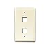 Cat5 Face Plate, 2-Hole - Beige
