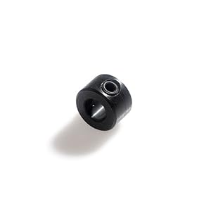 2 3 8 Inch Set Screw Shaft Collar Black