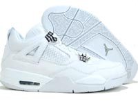 Nike Air Jordan IV retro White / Met Silver