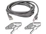 Belkin A3L791-S 50-Foot RJ45 CAT 5e Snagless Molded Patch Cable (Gray)