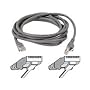 Belkin A3L791-S 50-Foot RJ45 CAT 5e Snagless Molded Patch Cable (Gray)