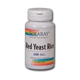Solaray - Red Yeast Rice 600 mg Capsules