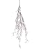 Pack of 6 Snow Drift Brown Iced Twig Christmas Sprays/Branches 60