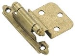 Buy 100 100 Burn Brass Offset Hinges (100 pack) by Amerock Corporation