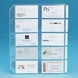 UNV26820 Looseleaf 3-Ring Binder Business Card Pages, 200 Card Capacity, 10/Pack