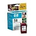 ~:~ HEWLETT PACKARD COMPANY ~:~ C6658AN (HP58) Inkjet Cartridge, Tri-Color