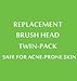 Replacement Brush Heads for Acne Prone Skin Compatible with Mia 1, 2, 3, Aria, Pro, Smart Profile, PLUS, Smart Profile, Alpha Fit and Radiance, 2 Refills