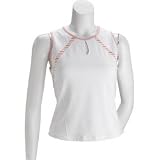 Bolle Tennis Touch Keyhole Sleevless (COLOR: White/Pink, SIZE:Extra Small)