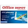 Office Depot(R) Premium Photo Paper, Glossy, 69 Lb., 100 Brightness, 4in. x 6in., Pack Of 100 Sheets