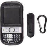 New Black Leather Clip-on Case for Palm Centro w Clip
