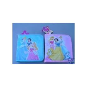 Disney Princess CD DVD Holder Wallet-Holds 24 (assorted colors and design)