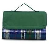Sunshine Blanket Tote - Irish Plaid/ Green Flap