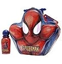 The Amazing Spider-Man by Marvel for Kids - 3 Pc Gift Set 1.7oz EDT Spray, Spider-Man Lunch Box, Figurine